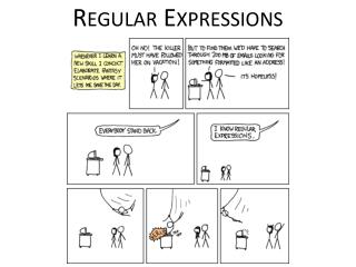 Regular Expressions