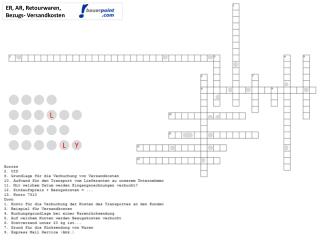 ER, AR, Retourwaren, Bezugs- Versandkosten