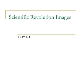 Scientific Revolution Images
