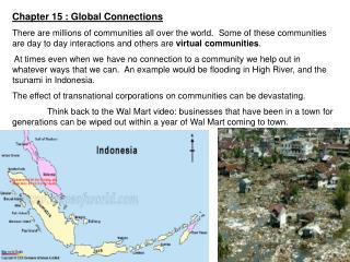 Chapter 15 : Global Connections