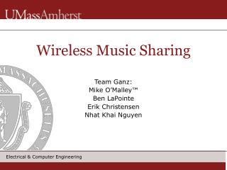 Wireless Music Sharing