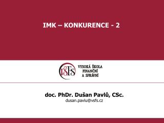 IMK – KONKURENCE - 2