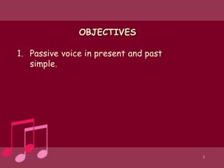 OBJECTIVES