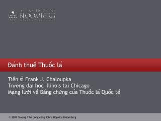 Đánh thuế Thuốc lá