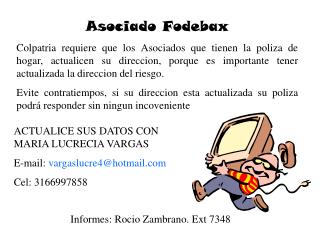 Asociado Fodebax