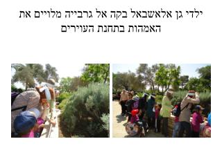 ילדי גן אלאשבאל בקה אל גרבייה מלויים את האמהות בתחנת העוירים