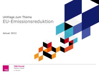 Umfrage zum Thema EU-Emissionsreduktion Januar 2013