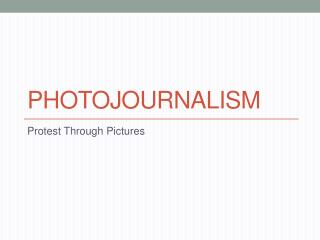 Photojournalism