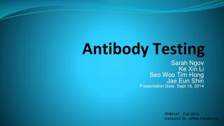 Antibody Testing