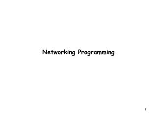 Networking Programming