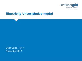 Electricity Uncertainties model