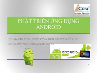 Phát triển ứng dụng Android