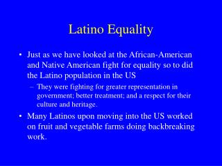 Latino Equality