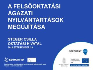 Felsőoktatási ágazati nyilvántartások