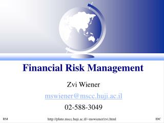 Financial Risk Management