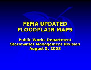 FEMA UPDATED