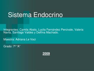 Sistema Endocrino