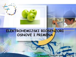 ELEKTROHEMIJSKI BIOSENZORI OSNOVE I PRIMENA