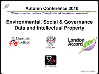 Autumn Conference 2010