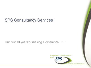 SPS Consultancy Services