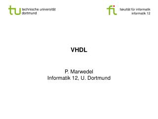 VHDL