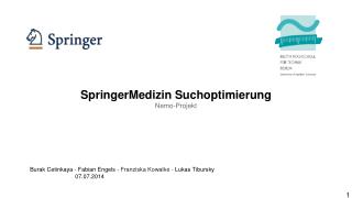 SpringerMedizin Suchoptimierung Nemo-Projekt