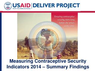 Measuring Contraceptive Security Indicators 2014 – Summary Findings