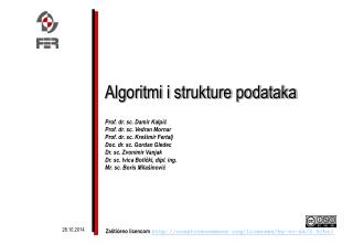 Algoritmi i strukture podataka