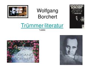 Trümmer * literatur *rubble