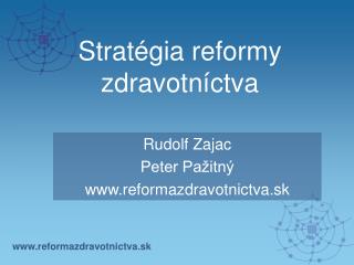 Stratégia reformy zdravotníctva