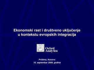 Ekonomski rast i društveno uključenje u kontekstu evropskih integracija