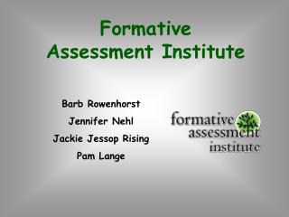 Formative Assessment Institute