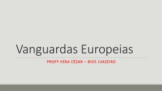 Vanguardas Europeias