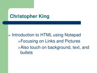 Christopher King