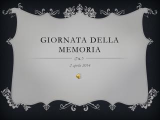 Giornata della MEMORIA