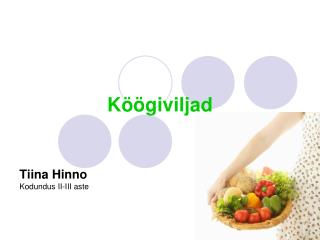 Köögiviljad