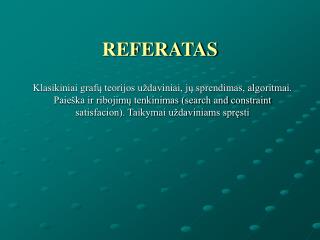 REFERATAS