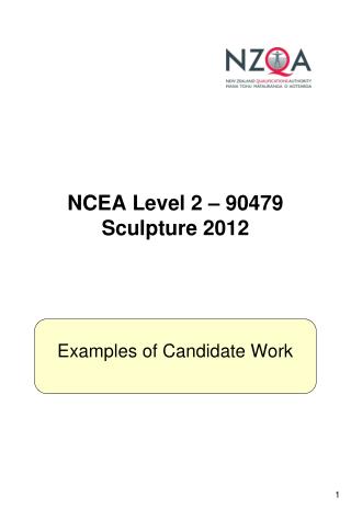NCEA Level 2 – 90479 Sculpture 2012