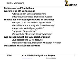 Die EU-Verfassung