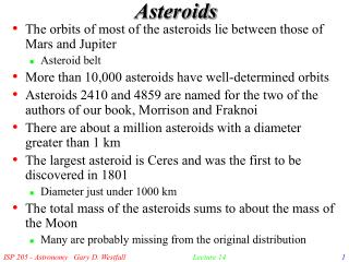 Asteroids