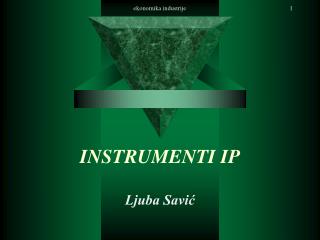 INSTRUMENTI IP