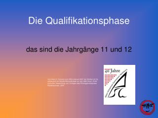 Die Qualifikationsphase