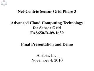 Anabas, Inc. November 4, 2010