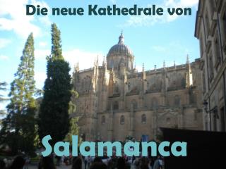 Die neue Kathedrale von Salamanca