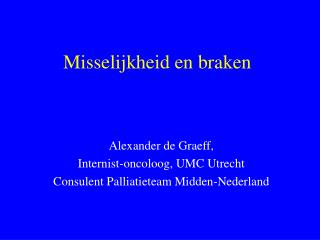 Misselijkheid en braken