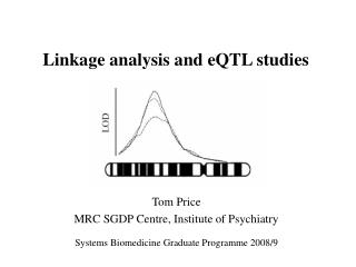 Tom Price MRC SGDP Centre, Institute of Psychiatry