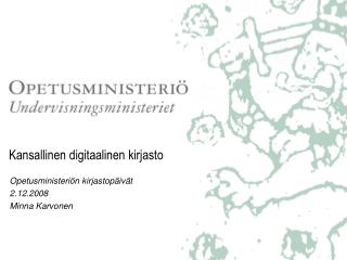 Kansallinen digitaalinen kirjasto