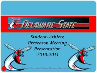 Student-Athlete Preseason Meeting Presentation 2010-2011