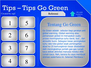 Tips – Tips Go Green