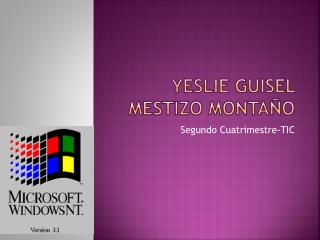 YESLIE GUISEL MESTIZO MONTAÑO